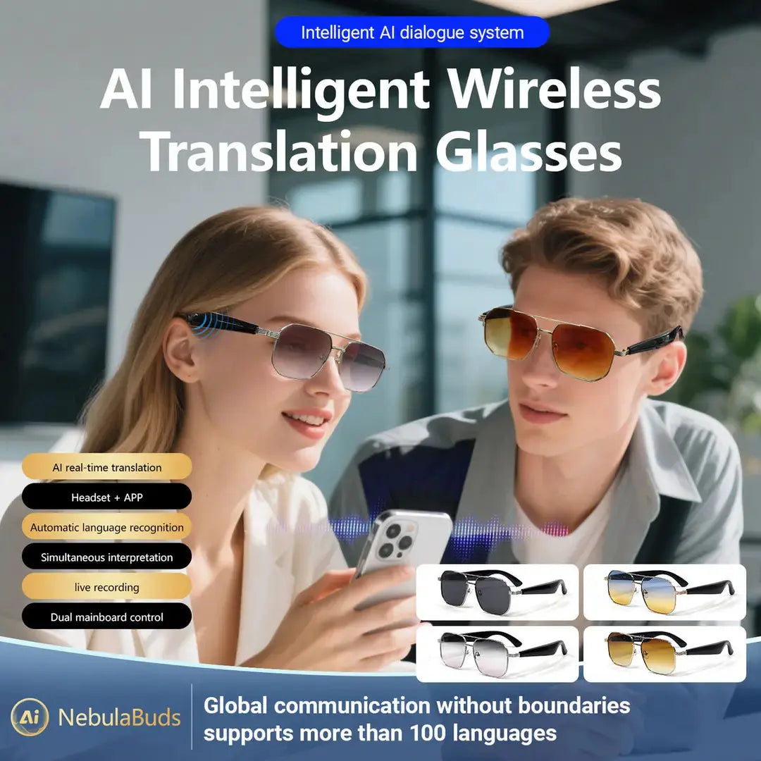 AI Smart Translation Glasses for Travel, Business & Learning smarthub